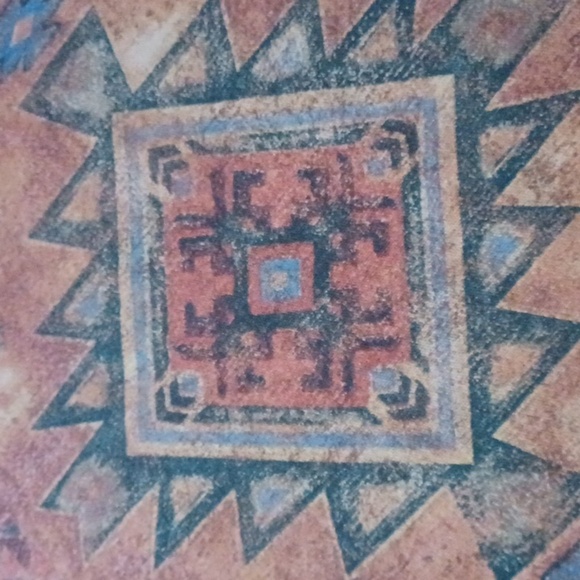 Southwestern Patterned Round Tablecloth - Picture 5 of 9